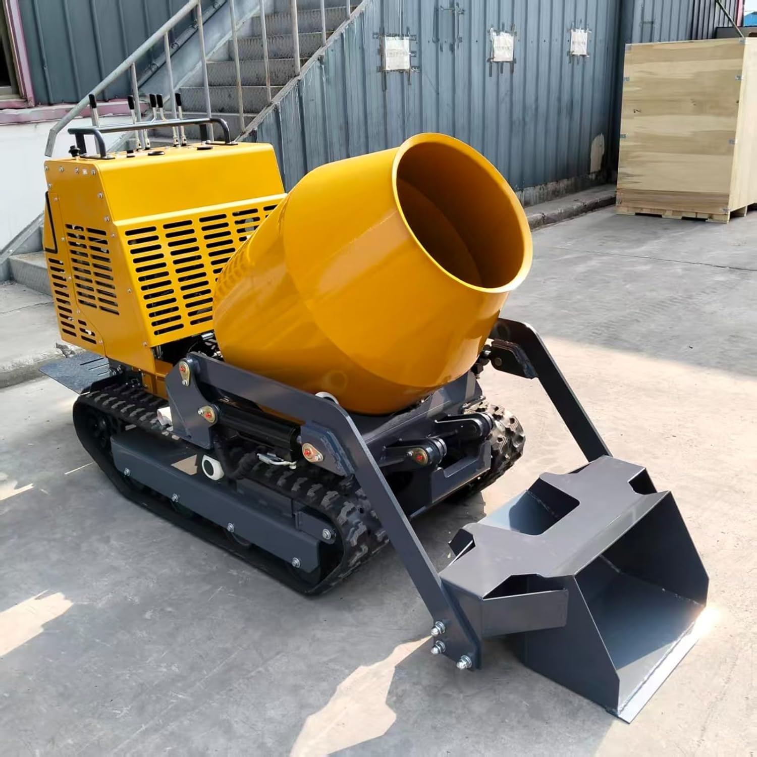 AHJK cement mixer review,should I buy AHJK cement mixer,AHJK cement mixer pros cons,crawler concrete mixer vs alternatives,best heavy duty cement mixing machine,automatic cement mixer worth buying performance testing and real-world results