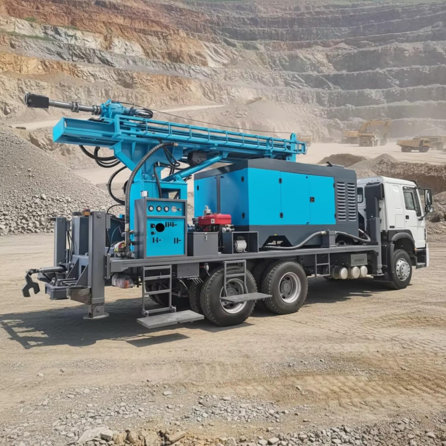 buy truck mounted water well drilling rig,hydraulic borehole drilling machine,truck mounted drilling rig for sale,deep water well drill equipment,best water well drilling machine,should I buy a truck mounted drill rig unboxing and complete package contents