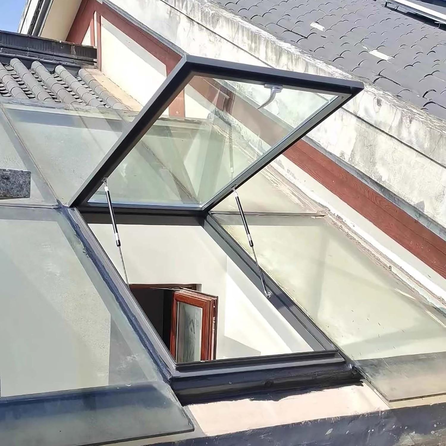 custom skylight window review,should I buy custom skylight,tempered glass skylight pros cons,manual roof hatch vs skylight,custom skylight window worth buying,best skylight for attic entry - detailed features and technical specifications
