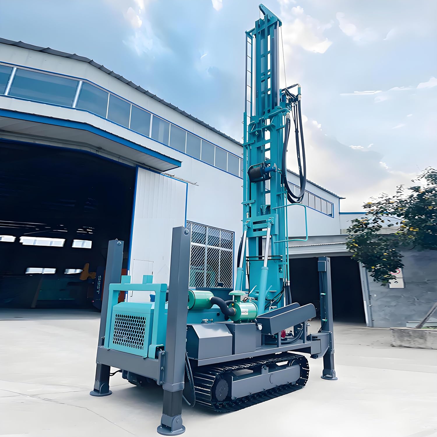 portable crawler water well drilling rig,should I buy a portable crawler water well drilling rig,portable crawler drilling rig vs alternatives,portable crawler water well drilling rig pros cons,portable crawler drilling rig worth buying,best compact water well drilling machine unboxing and complete package contents