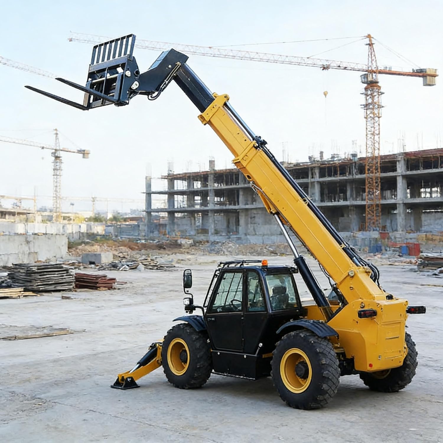 telescopic forklift review,should I buy a telescopic forklift,telescopic forklift pros cons,telescopic forklift vs boom lift,best telescopic handler for construction,telescopic forklift worth buying - detailed features and technical specifications