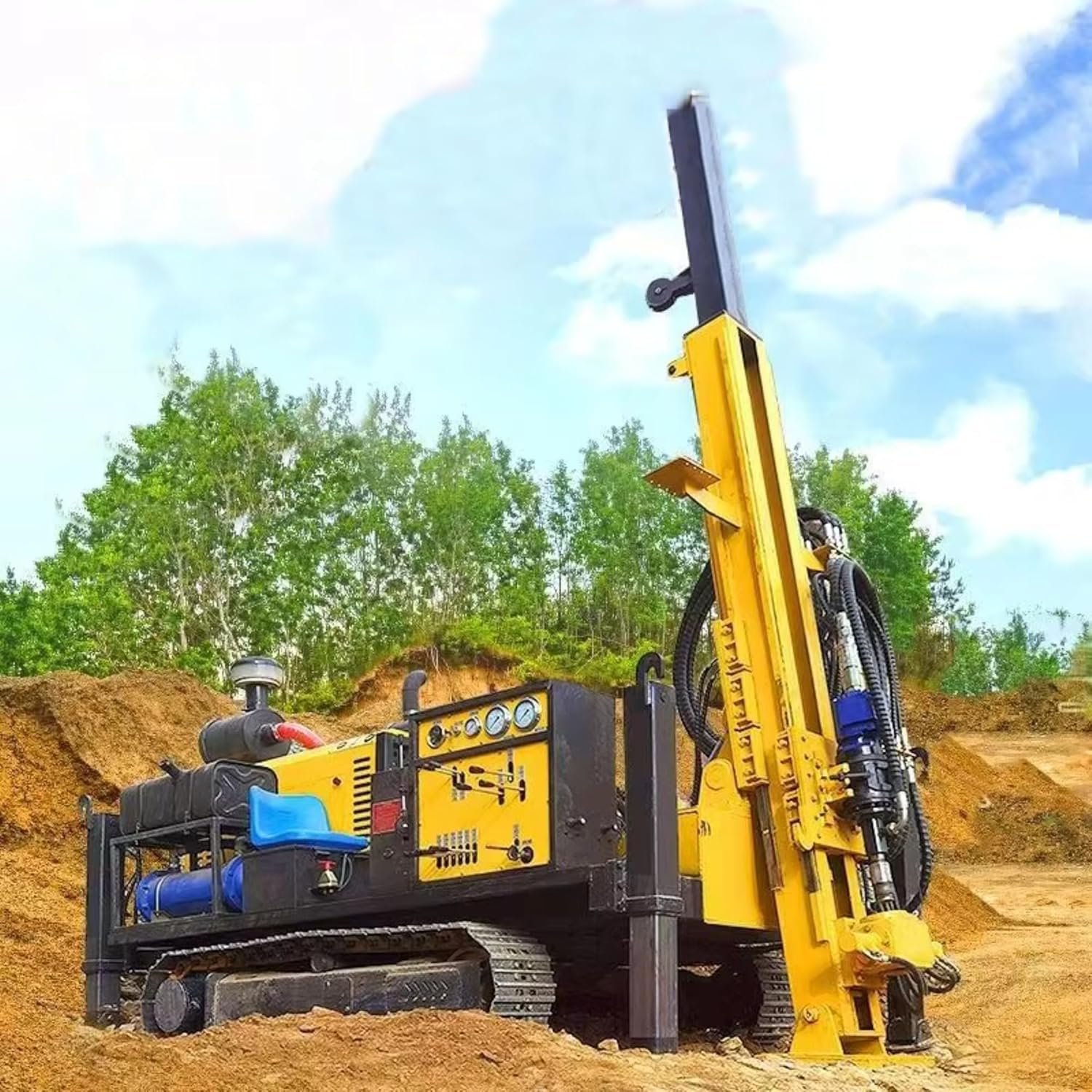 Step-by-step guide for tracked water well drilling rig,crawler borehole drilling machine,hydraulic deep drilling equipment,portable groundwater well drill,best off-road drilling rig,should I buy a tracked well drilling rig - complete tutorial
