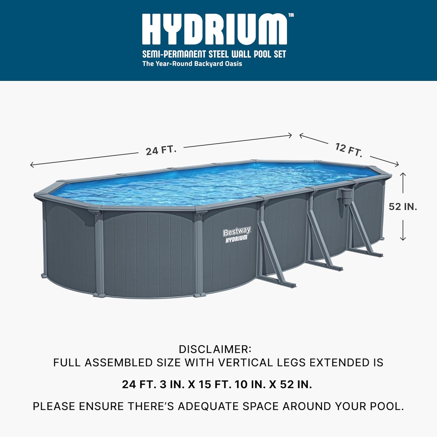 Bestway Hydrium pool review,Bestway Hydrium oval pool review,Bestway Hydrium above ground pool review pros cons,Bestway Hydrium 24x12 pool review worth buying,Bestway Hydrium pool review honest opinion,Bestway Hydrium swimming pool review verdict unboxing and complete package contents
