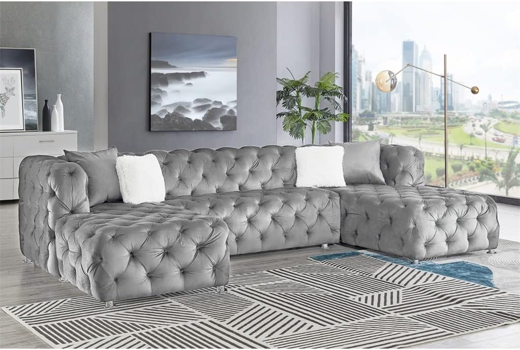 DUYHBAWRS U-shaped modular sofa review,u-shaped sofa review and rating,is DUYHBAWRS modular sofa worth buying,u-shaped velvet sofa review pros cons,DUYHBAWRS sectional review honest opinion,DUYHBAWRS sofa review verdict unboxing and complete package contents