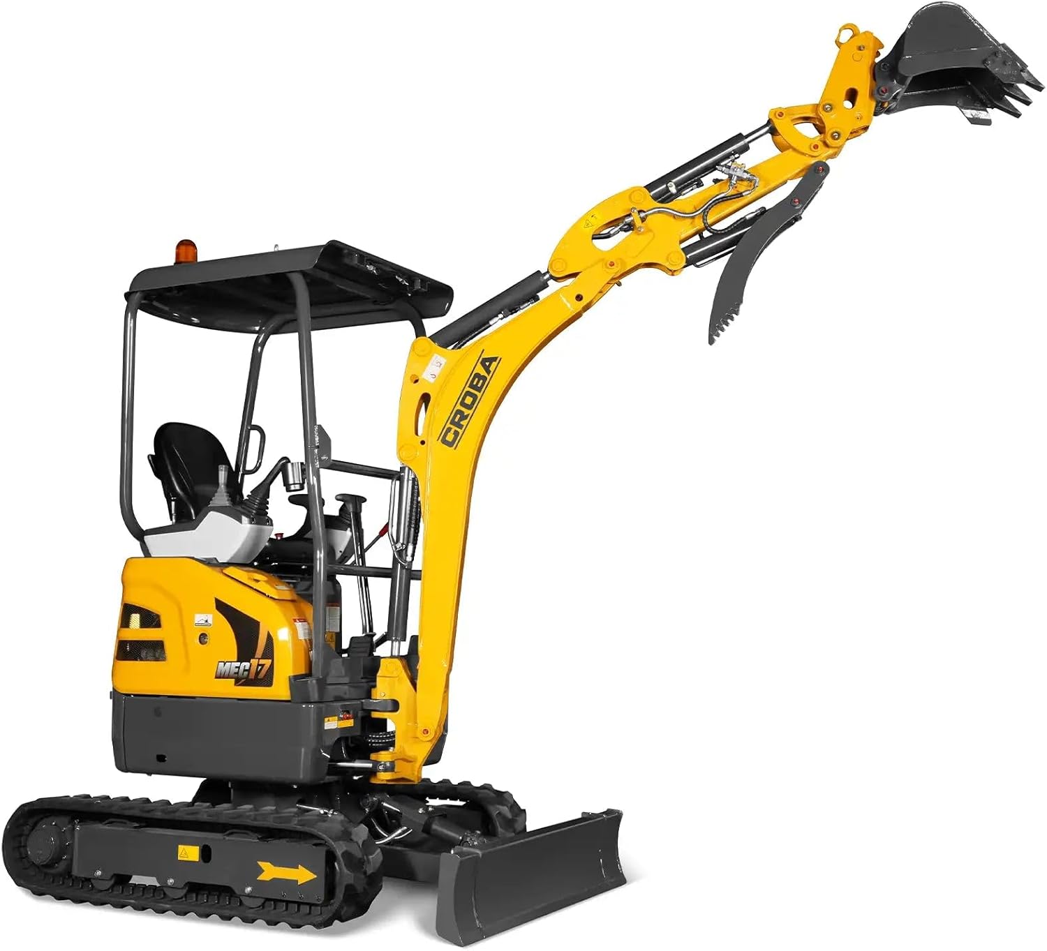 MechMaxx MEC17 review unboxing showing complete package contents of the MEC17 excavator