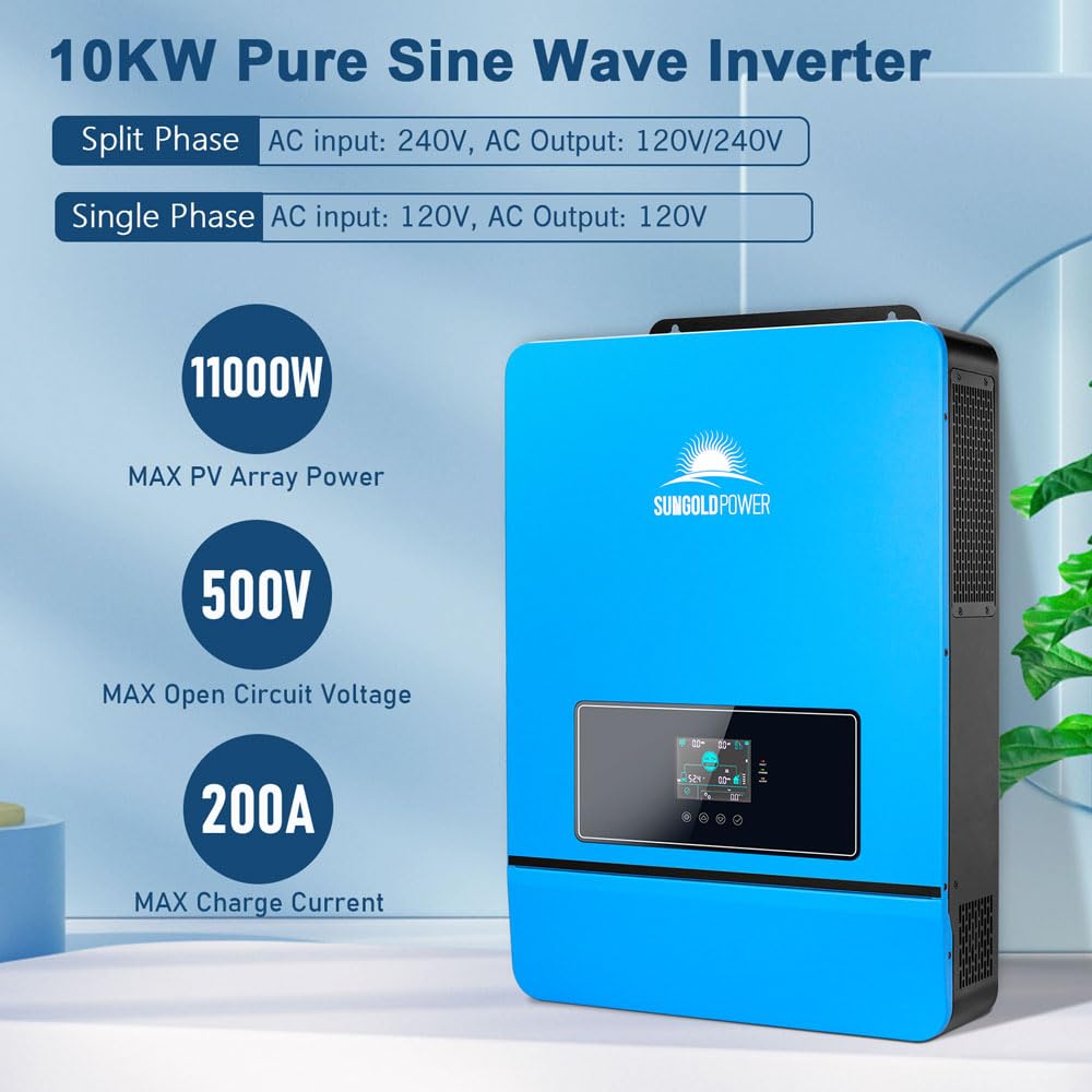SUNGOLDPOWER 10000W inverter review,SPH10048P inverter review,SUNGOLDPOWER 10kW inverter review pros cons,SUNGOLDPOWER inverter review honest opinion,SUNGOLDPOWER 48V inverter review verdict unboxing and complete package contents