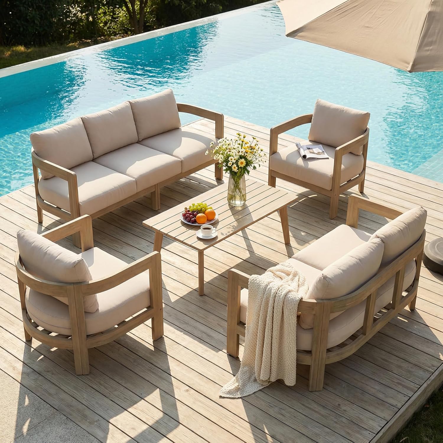 SUNSITT 5-piece patio furniture set review,SUNSITT outdoor furniture review and rating,SUNSITT acacia wood set review pros cons,SUNSITT 5 piece set review honest opinion,SUNSITT patio set review verdict,is SUNSITT outdoor furniture worth buying review - detailed features and technical specifications
