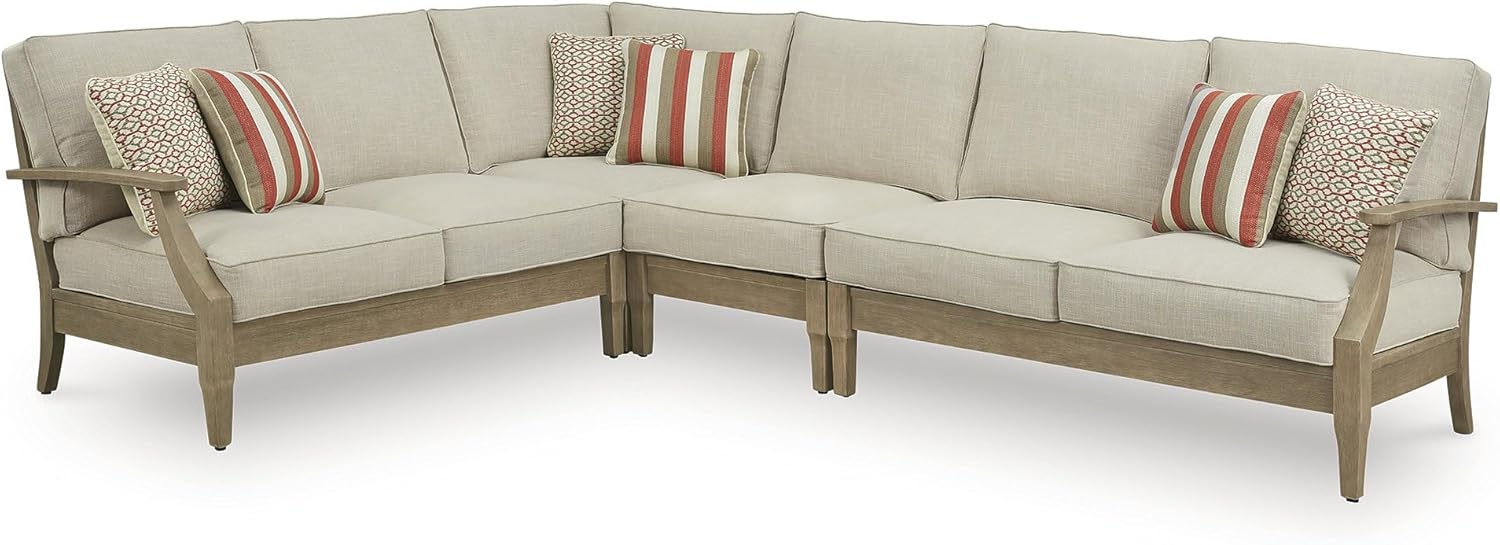 Signature Design by Ashley Clare View review,Ashley Clare View sectional review and rating,is Ashley Clare View sectional worth buying,Signature Design by Ashley sectional review pros cons,Ashley Clare View outdoor sectional review honest opinion,Signature Design by Ashley Clare View review verdict unboxing and complete package contents