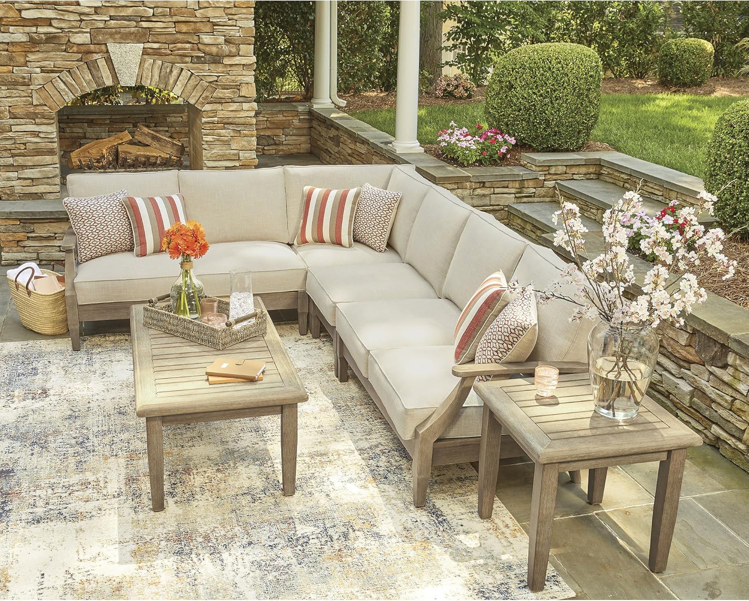 Signature Design by Ashley Clare View review,Ashley Clare View sectional review and rating,is Ashley Clare View sectional worth buying,Signature Design by Ashley sectional review pros cons,Ashley Clare View outdoor sectional review honest opinion,Signature Design by Ashley Clare View review verdict performance testing and real-world results