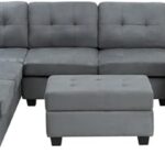 Image 1 of U-Style upholstered sectional sofa review