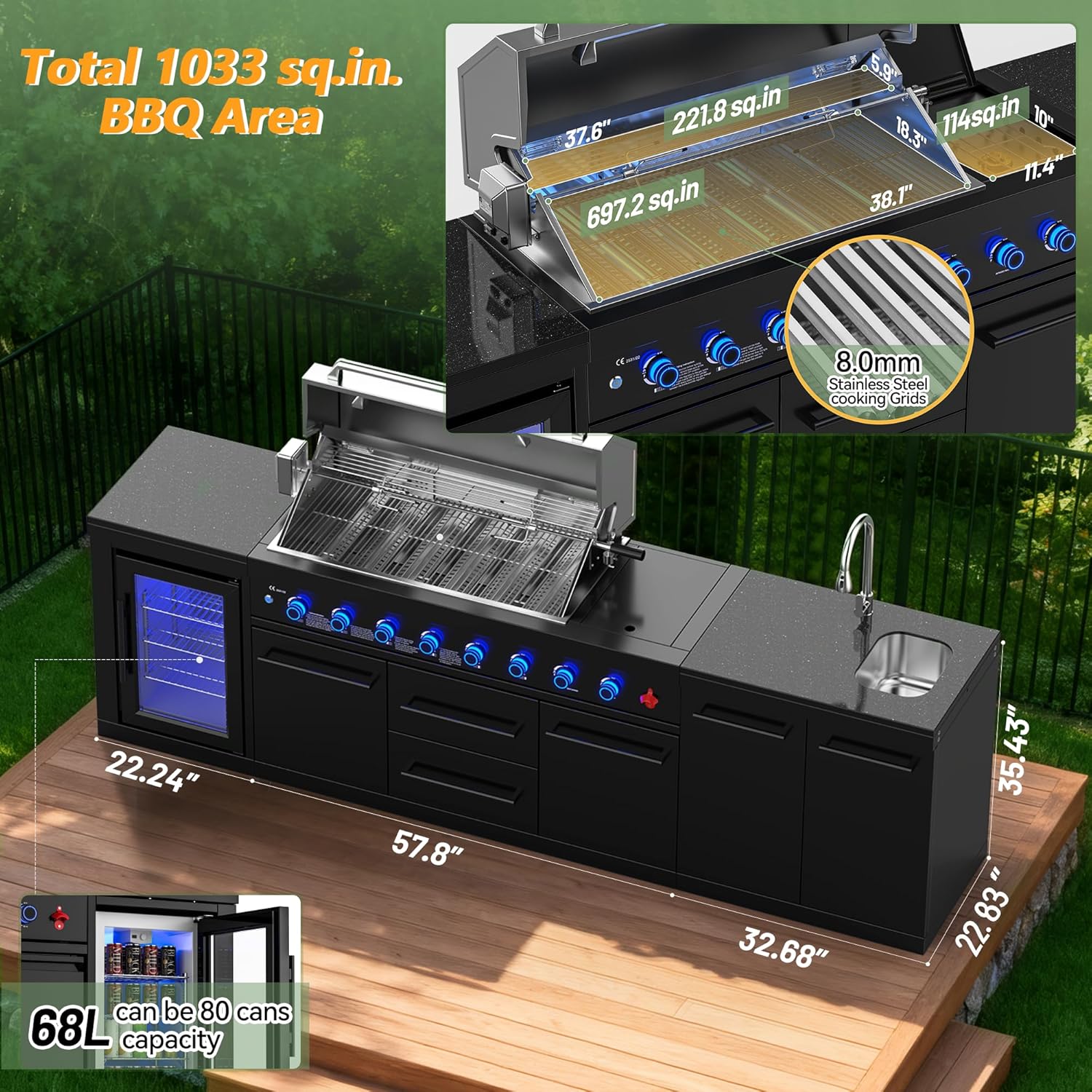 VESTIVIUM modular grill station review unboxing and complete package contents