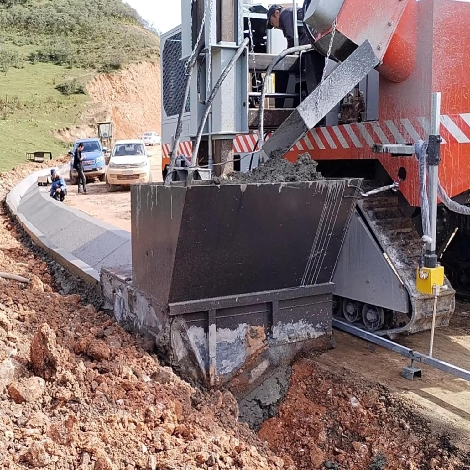 automatic slipform curb paver,best concrete curb machine,should I buy slipform curb paver,curb paving machine pros cons,GPS ready curb machine worth buying,stringless curb and gutter vs traditional performance testing and real-world results