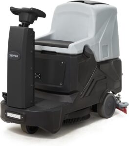 Image 1 of dapper supply ride on floor scrubber review