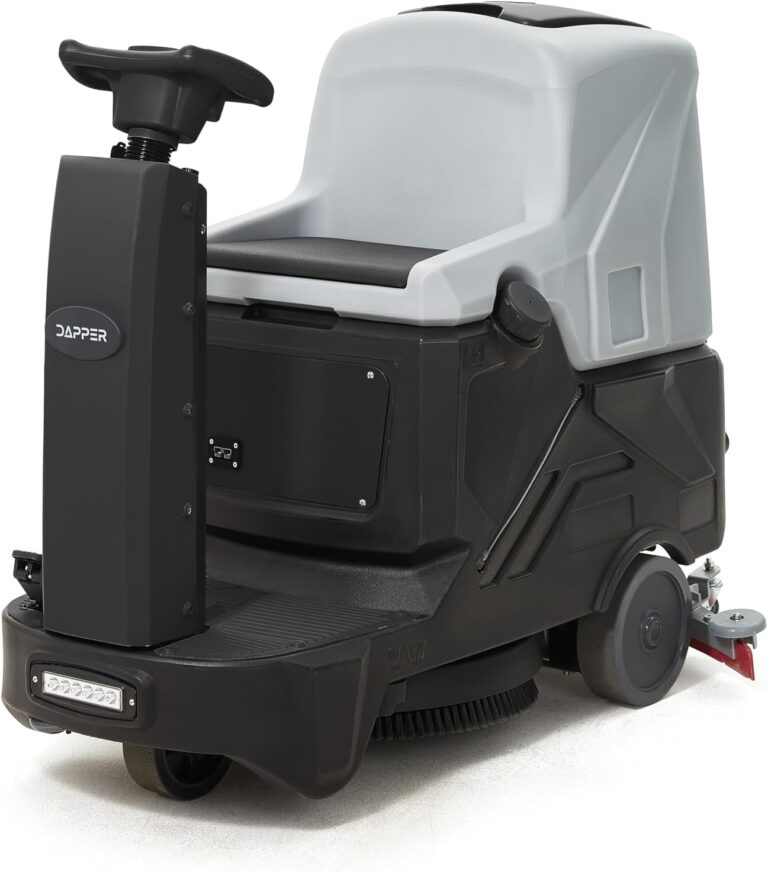 Image 1 of dapper supply ride on floor scrubber review