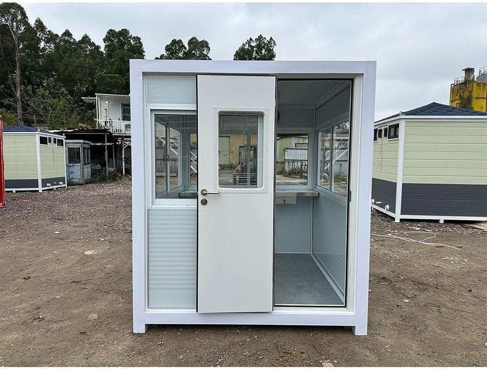 guard booth with ac and heating,portable security booth worth buying,outdoor guardhouse pros cons,buy guard shack with climate control,best portable office booth,should I buy a security booth unboxing and complete package contents
