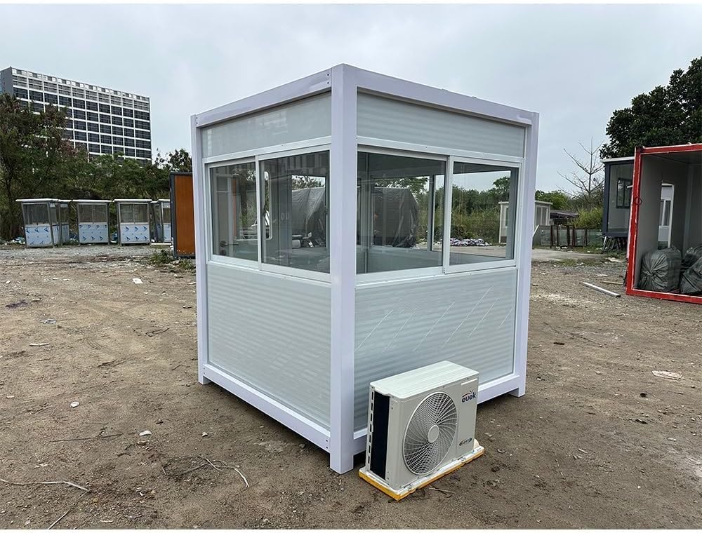 guard booth with ac and heating,portable security booth worth buying,outdoor guardhouse pros cons,buy guard shack with climate control,best portable office booth,should I buy a security booth performance testing and real-world results