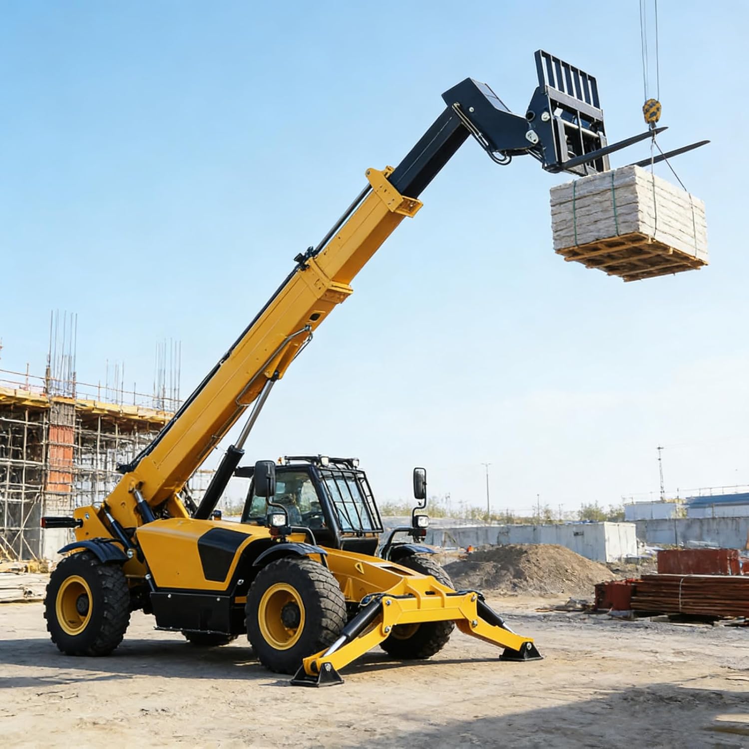 telehandler telescopic forklift review,should I buy a telehandler,telescopic forklift vs forklift,telehandler pros and cons,best telehandler for construction,telehandler worth buying - detailed features and technical specifications
