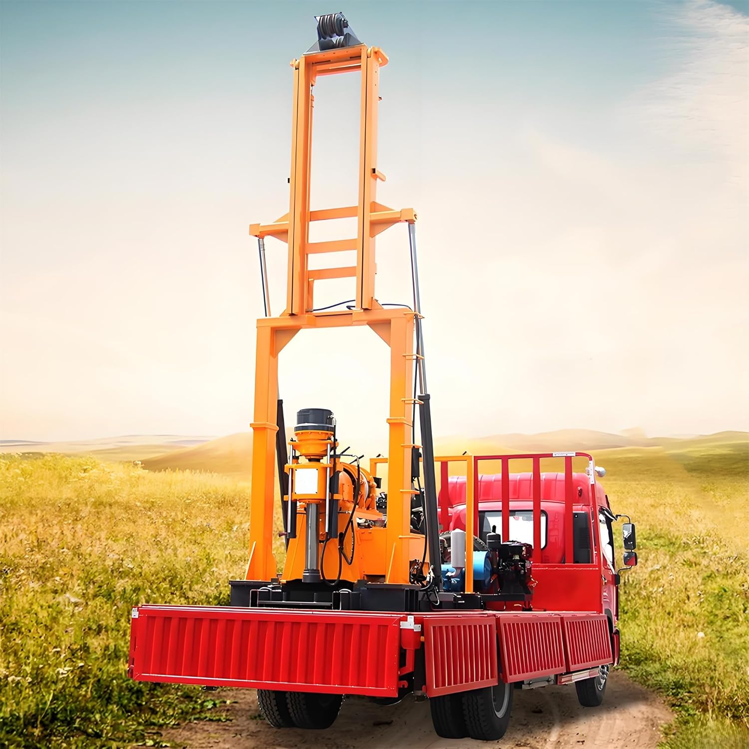 truck mounted water well drilling rig,best water well drilling rig,mobile borehole drilling machine,should I buy a truck mounted drill rig,water well drilling rig pros cons,customizable drilling rig for deep wells unboxing and complete package contents