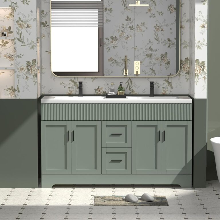 Image 1 of eclife 60 inch bathroom vanity review